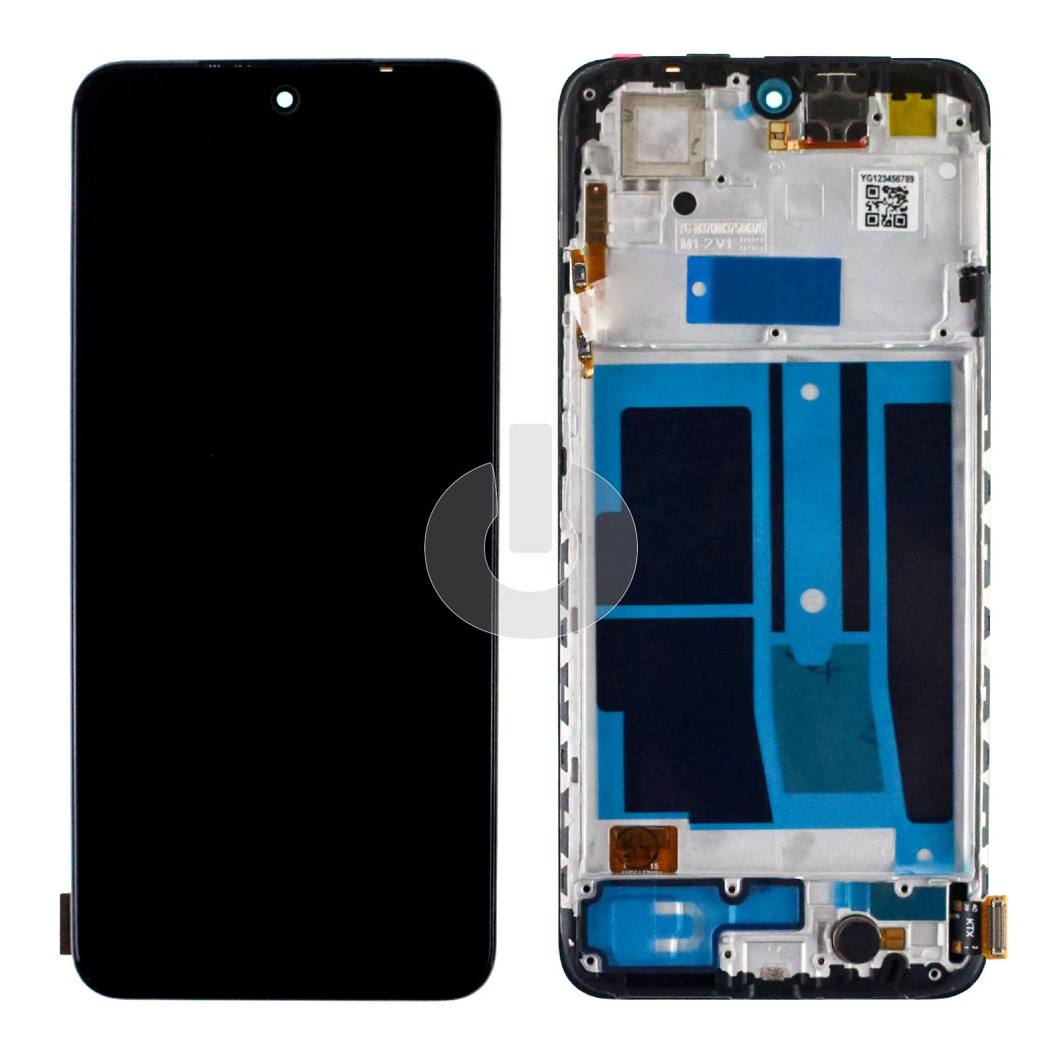 Дисплей с тачскрином для Xiaomi Redmi Note 11S 4G (2201117SY) в рамке черный OLED Дисплей с тачскрином для Xiaomi Redmi Note 11S 4G (2201117SY) в рамке черный OLED