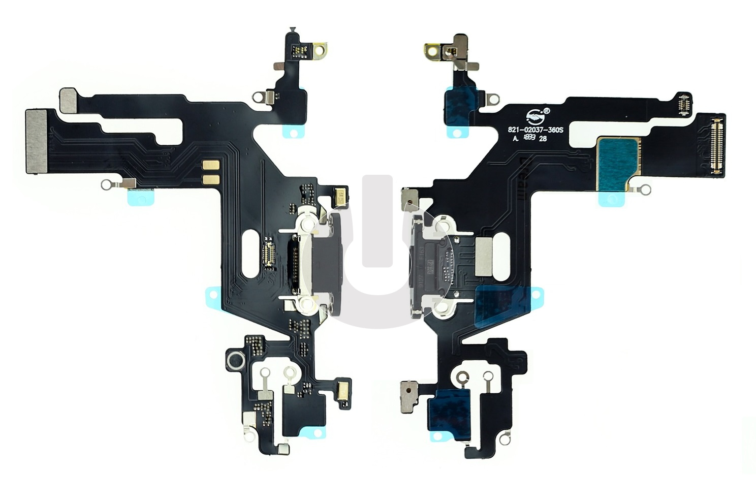 Шлейф/ плата зарядки для iPhone 11 системный разъем/ микрофон черный Шлейф/ плата зарядки для iPhone 11 системный разъем/ микрофон черный