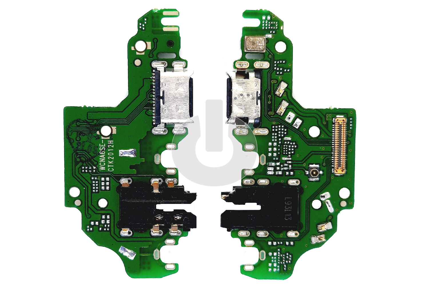 Шлейф/ плата зарядки для Huawei P40 Lite (JNY-LX1) системный разъем/ микрофон/ разъем гарнитуры