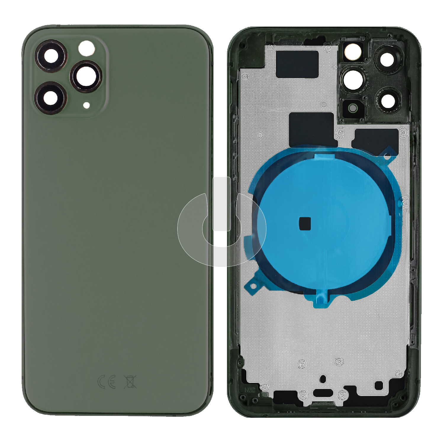 Корпус для iPhone 11 Pro темно-зеленый Premium АКЦИЯ Корпус для iPhone 11 Pro темно-зеленый Premium АКЦИЯ