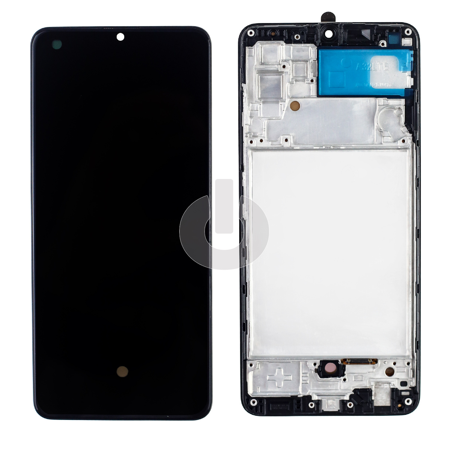 Дисплей с тачскрином для Samsung A32 (A325F) в рамке черный OLED Дисплей с тачскрином для Samsung A32 (A325F) в рамке черный OLED