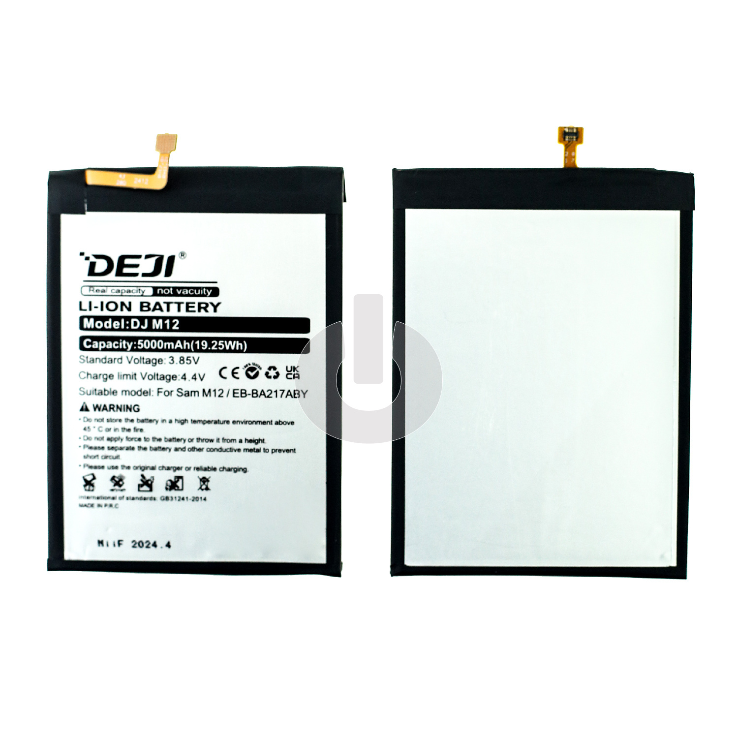 Аккумулятор для Samsung A02 (A022F)/ A04s (A047F)/ A12 (A125F)/ A12 Nacho (A127F)/ A13 (A135F)/ A21s (A217F) (EB-BA217ABY) DEJI