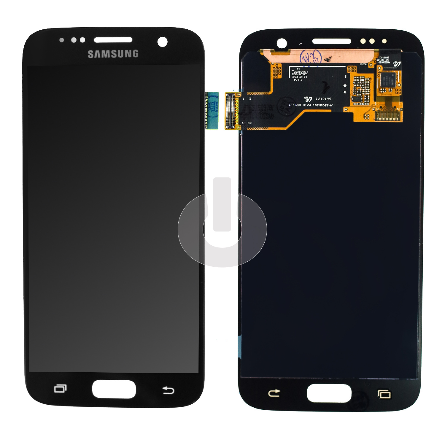 Дисплей с тачскрином для Samsung S7 (G930F) черный ORG Дисплей с тачскрином для Samsung S7 (G930F) черный ORG