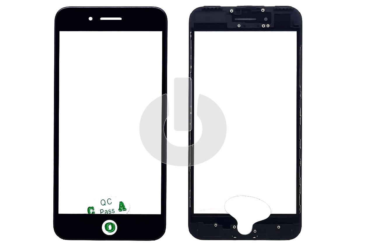 Стекло для переклейки iPhone 7 Plus с OCA пленкой в рамке черное АКЦИЯ Стекло для переклейки iPhone 7 Plus с OCA пленкой в рамке черное АКЦИЯ