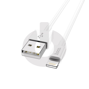 Кабель USB - Lightning HOCO X64 (1м х 2.4A) белый АКЦИЯ фото