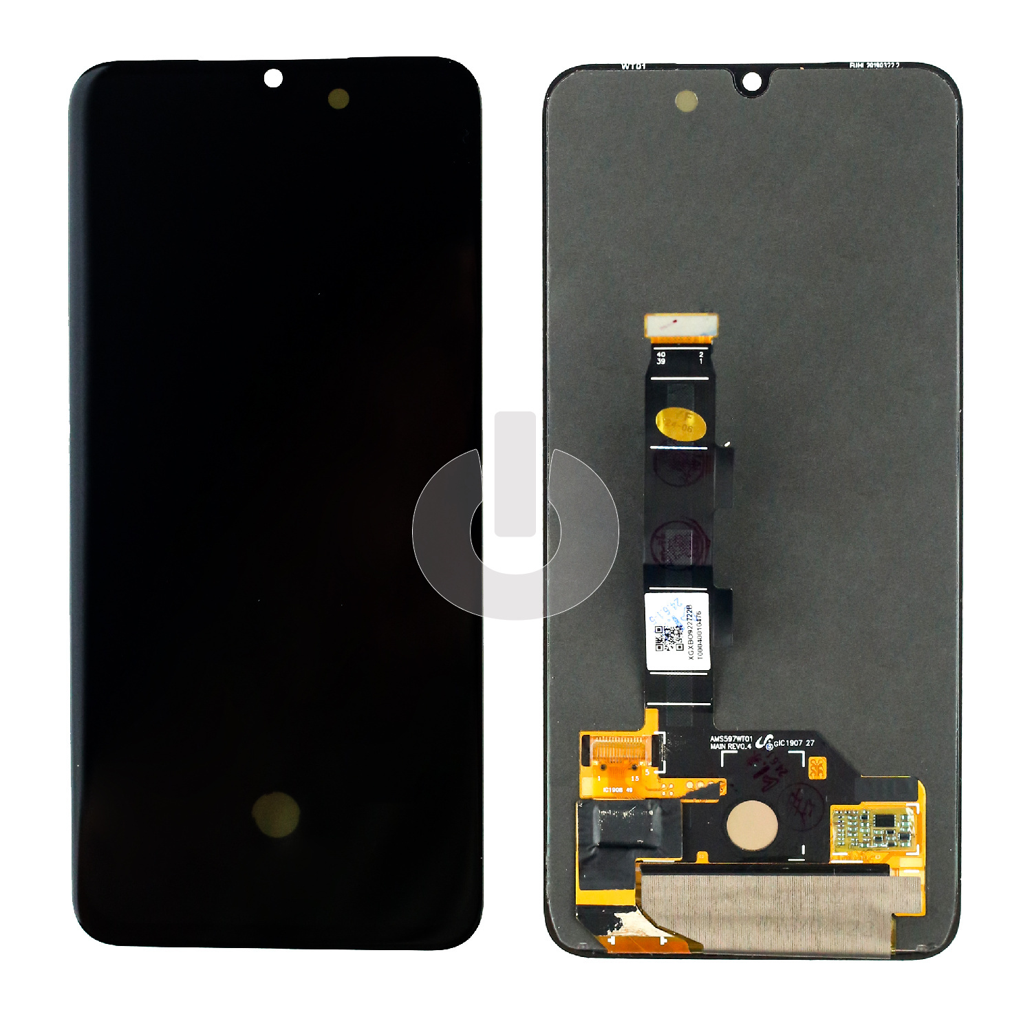 Дисплей с тачскрином для Xiaomi Mi 9 SE (M1903F2G) черный ORG