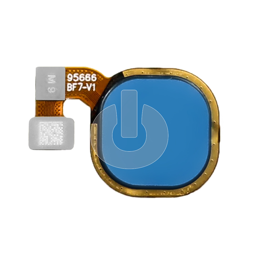 Сканер отпечатка пальца для Infinix Hot 12i (X665B)/ Hot 12 Play NFC (X6816D)/ Hot 20i (X665E) синий ORG