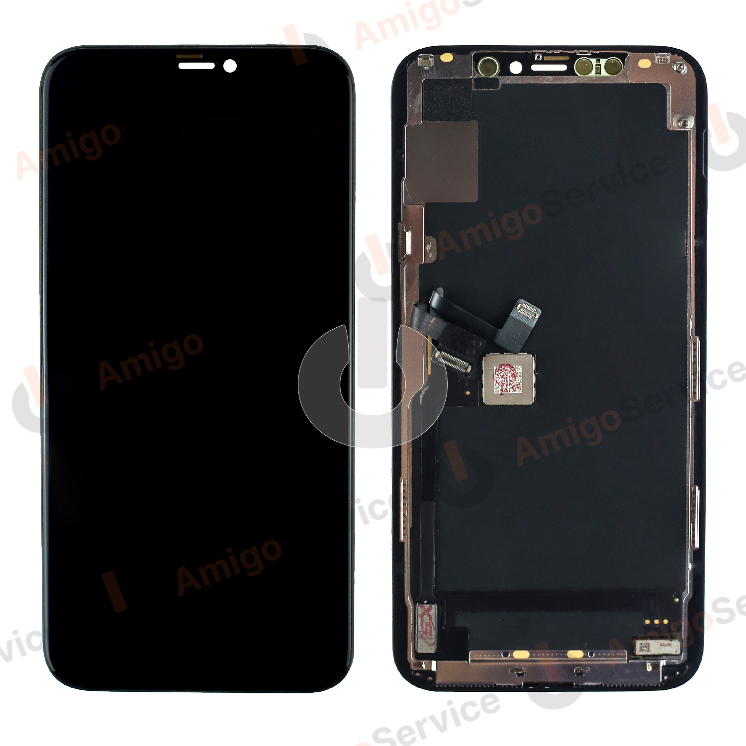 Дисплей с тачскрином для iPhone 11 Pro черный OR FOG