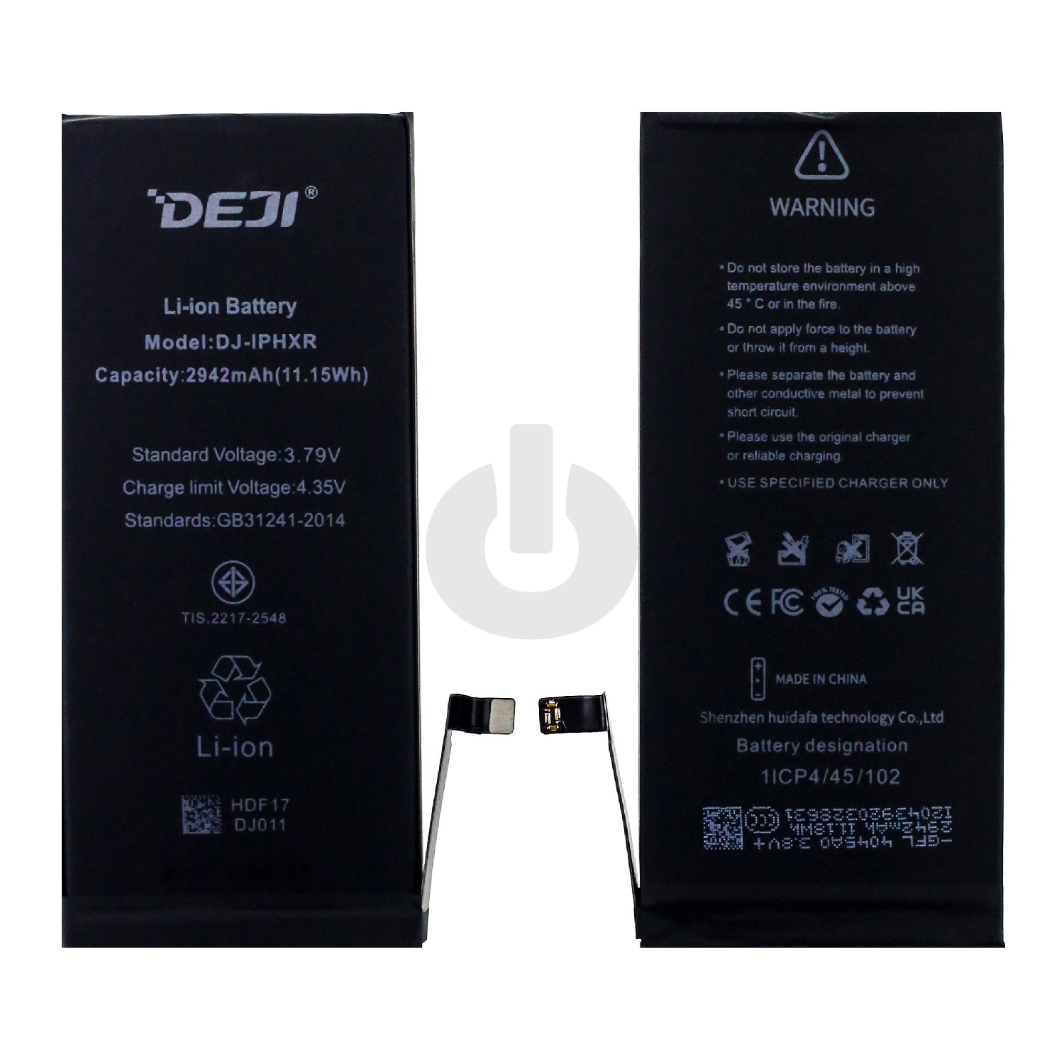 Аккумулятор для iPhone XR DEJI стандартной емкости Аккумулятор для iPhone XR DEJI стандартной емкости