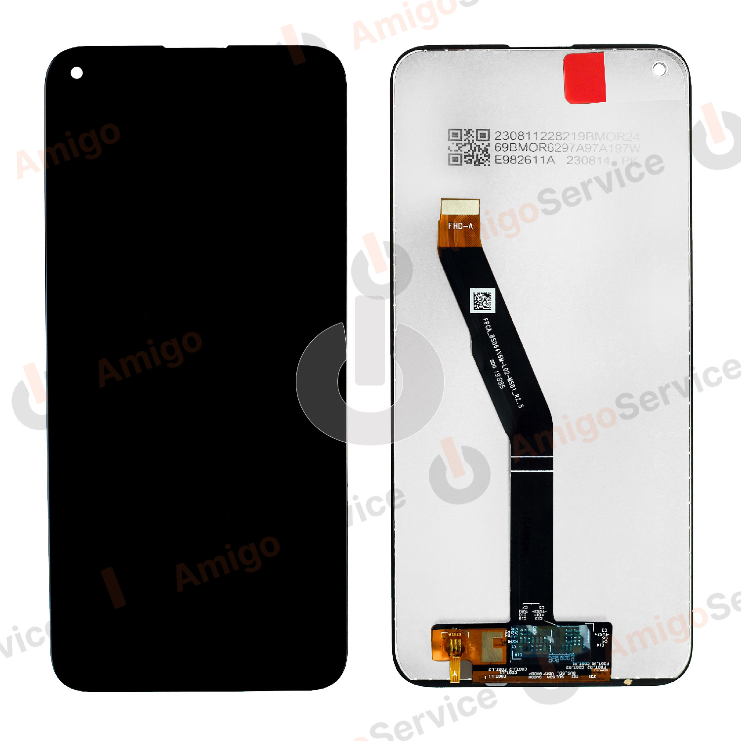 Дисплей с тачскрином для Huawei P40 Lite E (ART-L29)/ Honor 9C (AKA-L29)/ Honor Play 3 (ASK-AL00x)/ Y7p (ART-L28) черный