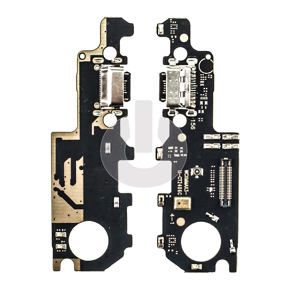 Шлейф/ плата зарядки для Xiaomi Mi Max 3 (M1810E5A) системный разъем/ микрофон Шлейф/ плата зарядки для Xiaomi Mi Max 3 (M1810E5A) системный разъем/ микрофон