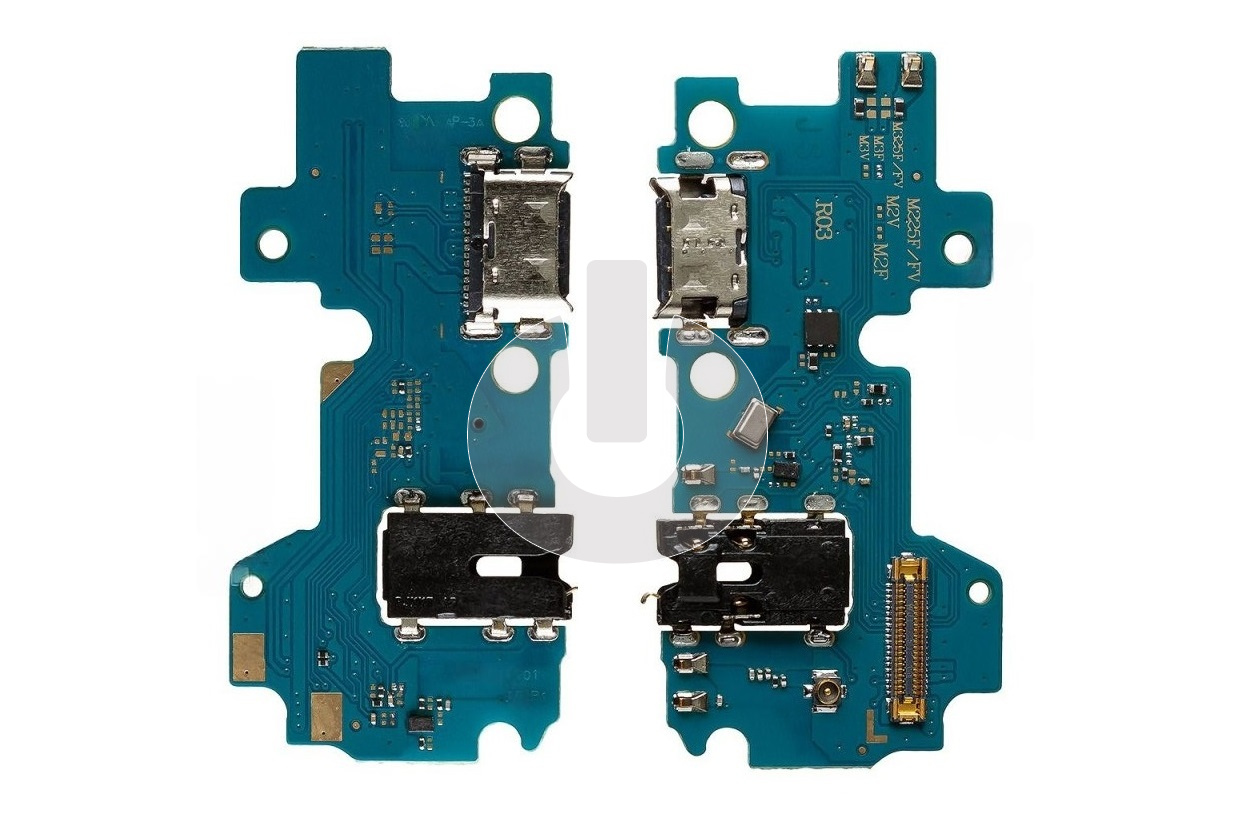 Шлейф/ плата зарядки для Samsung M32 (M325F)/ M22 (M225F) системный разъем/ микрофон/ разъем гарнитуры Шлейф/ плата зарядки для Samsung M32 (M325F)/ M22 (M225F) системный разъем/ микрофон/ разъем гарнитуры
