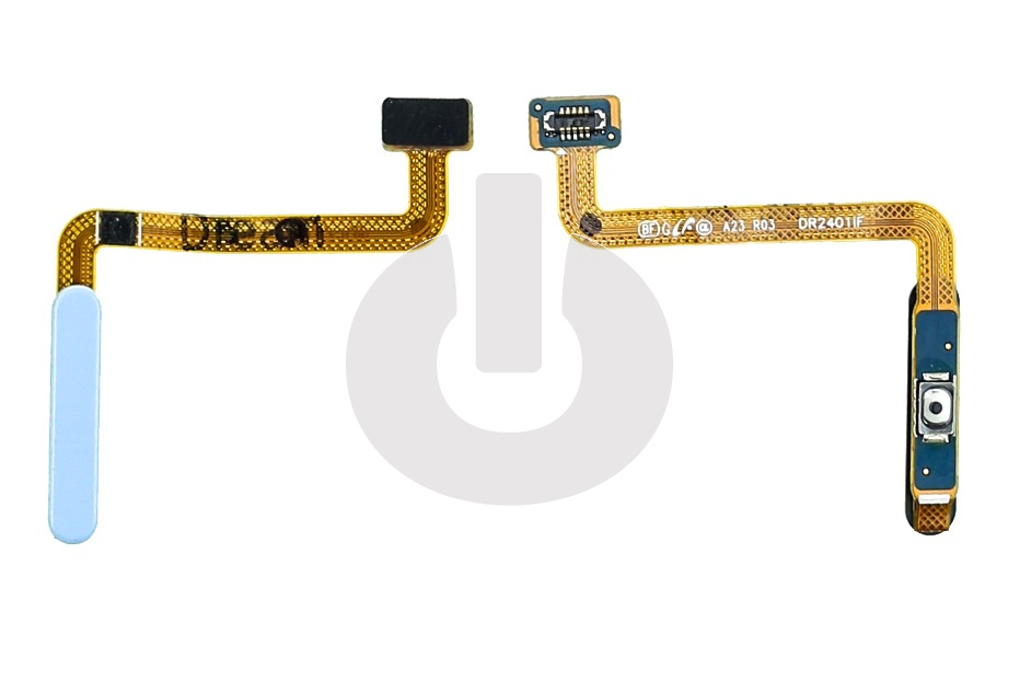 Шлейф кнопки включения для Samsung A23 4G (A235F) и сканер отпечатка пальца синий ORG Шлейф кнопки включения для Samsung A23 4G (A235F) и сканер отпечатка пальца синий ORG