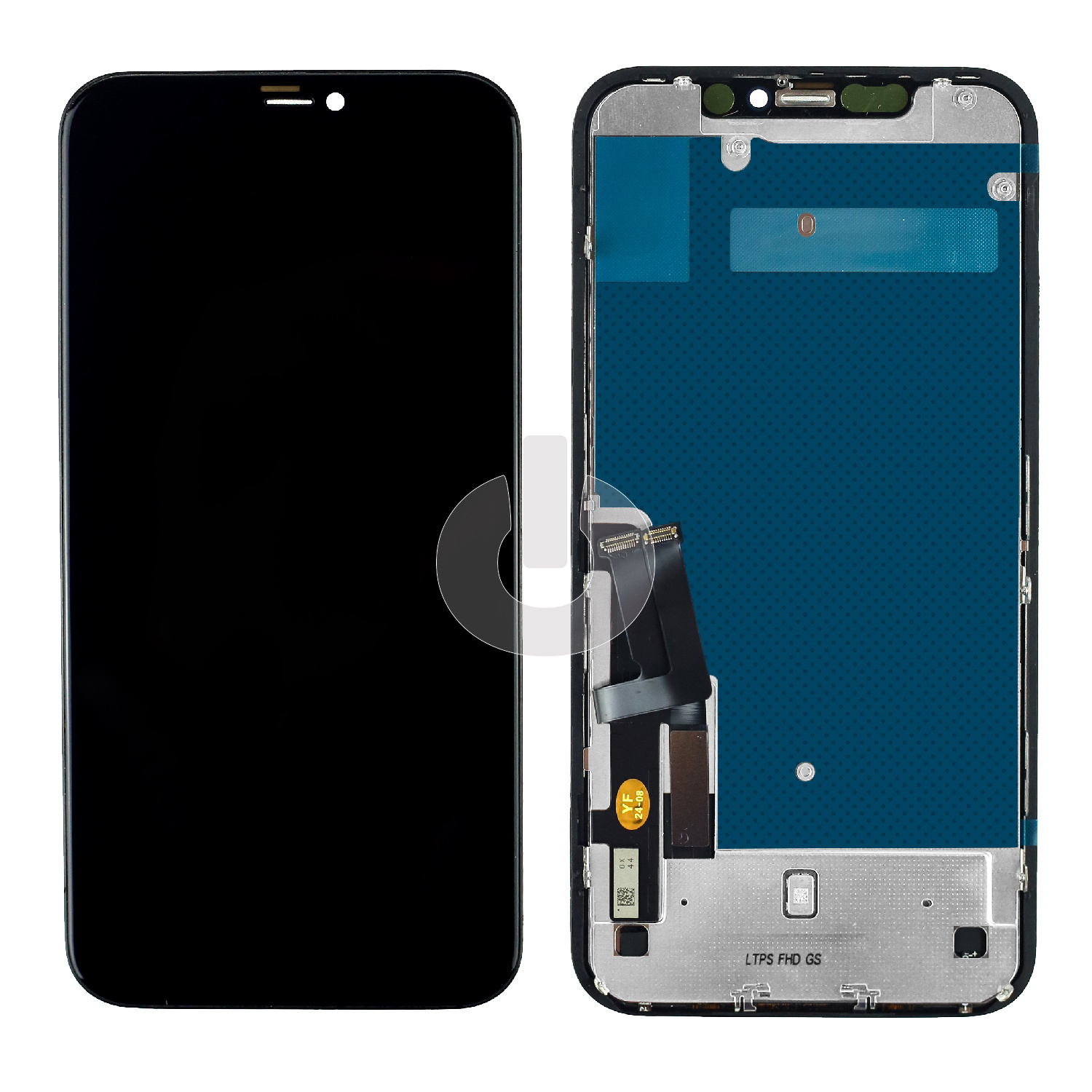 Дисплей с тачскрином для iPhone XR черный In-Cell ZY LTPS FHD