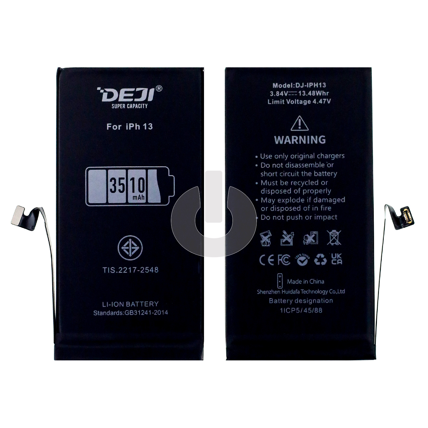 Аккумулятор для iPhone 13 DEJI увеличенной емкости