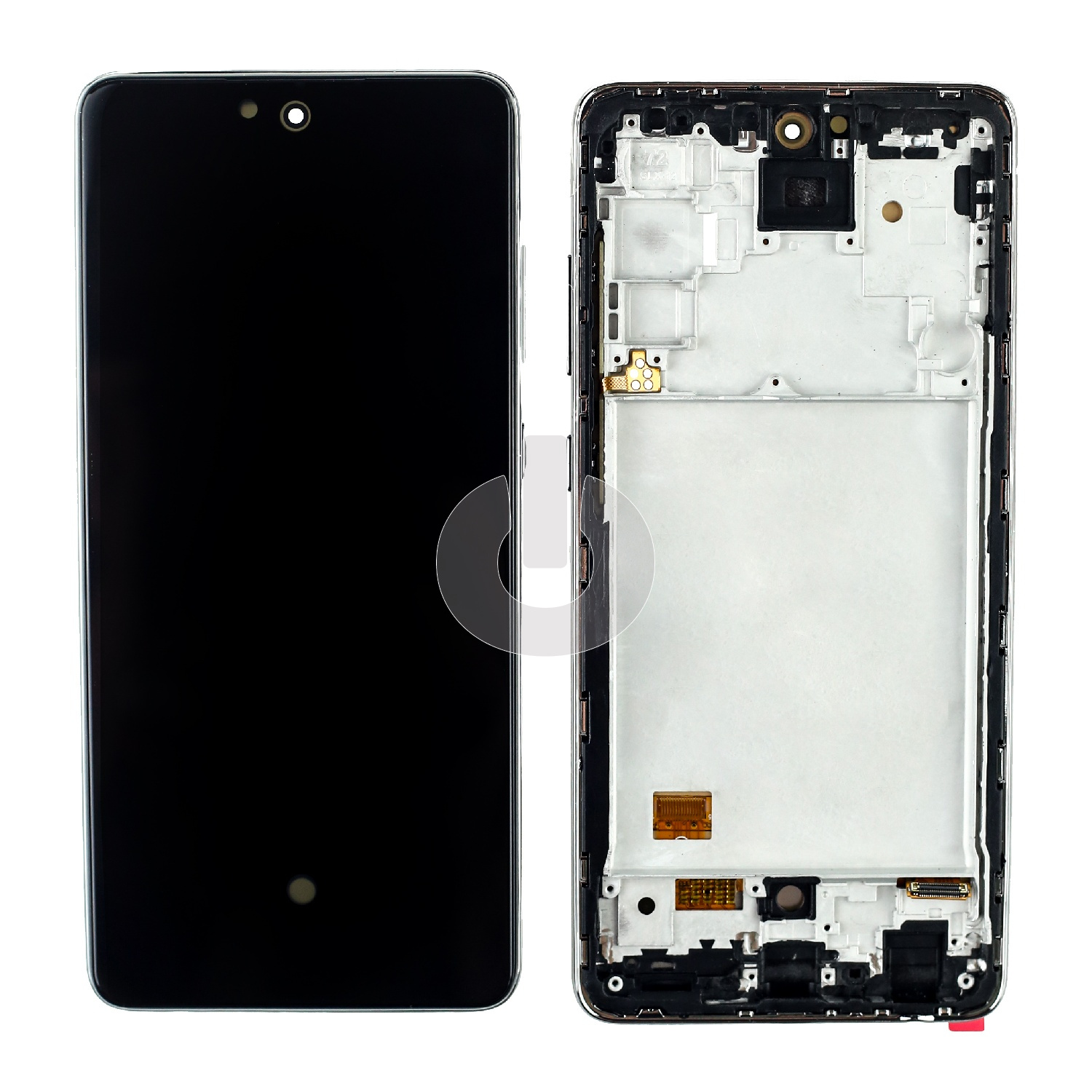 Дисплей с тачскрином для Samsung A72 (A725F) в рамке черный OLED Дисплей с тачскрином для Samsung A72 (A725F) в рамке черный OLED