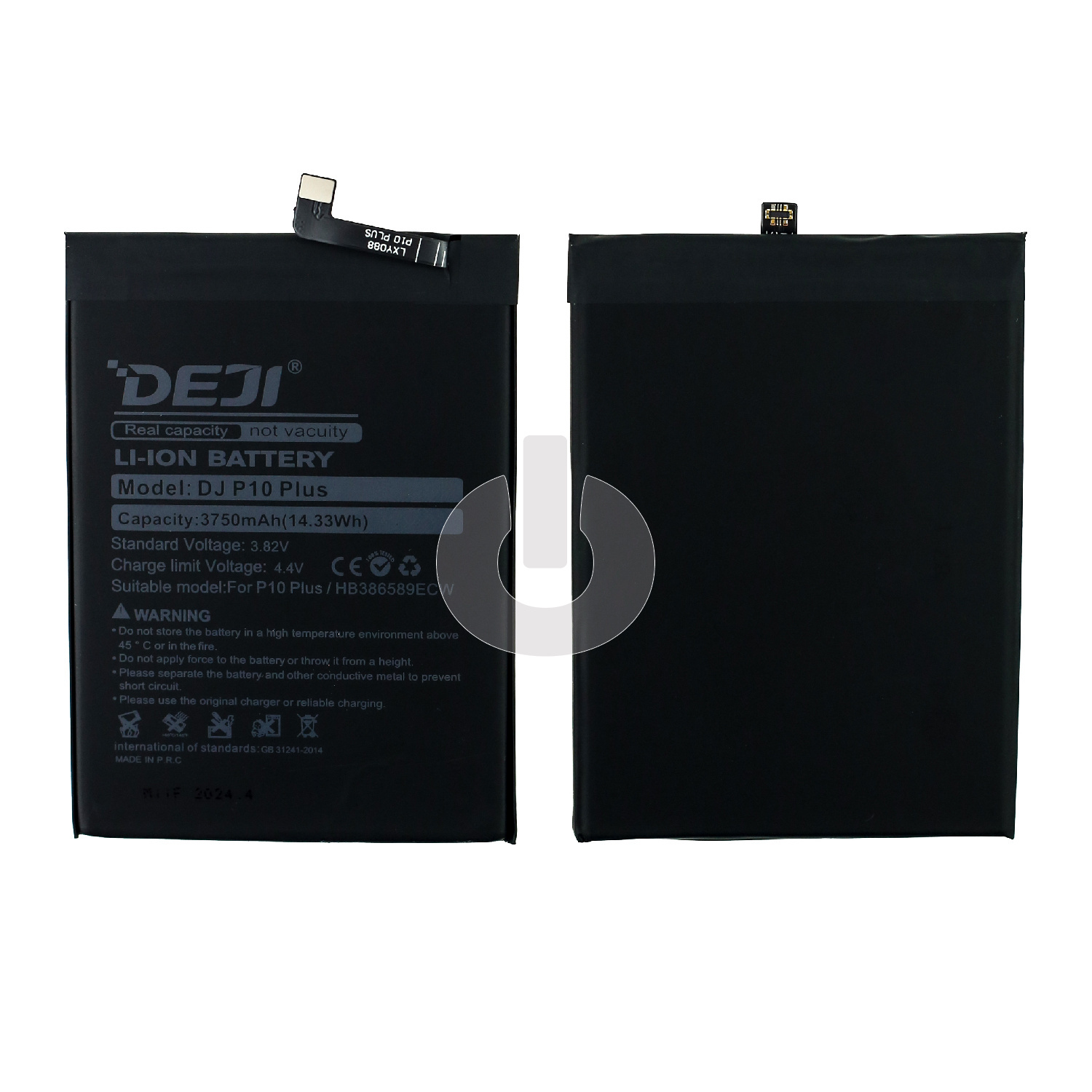 Аккумулятор для Huawei P10 Plus/ Mate 20 Lite/ Nova 3/ Nova 4/ Nova 5T/ Honor 20/ 8X/ Play/ View 10 (HB386589ECW) DEJI