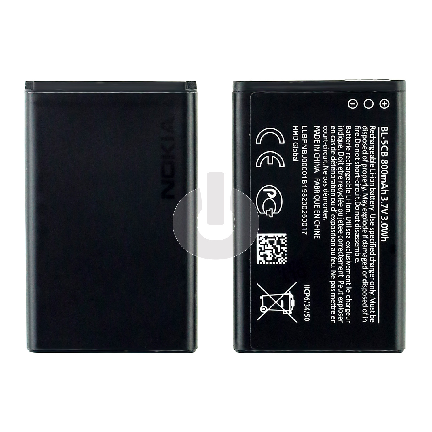 Аккумулятор для Nokia 1280/ 1616/ 100/ 101/ 105 (2017) (BL-5CB) Аккумулятор для Nokia 1280/ 1616/ 100/ 101/ 105 (2017) (BL-5CB)