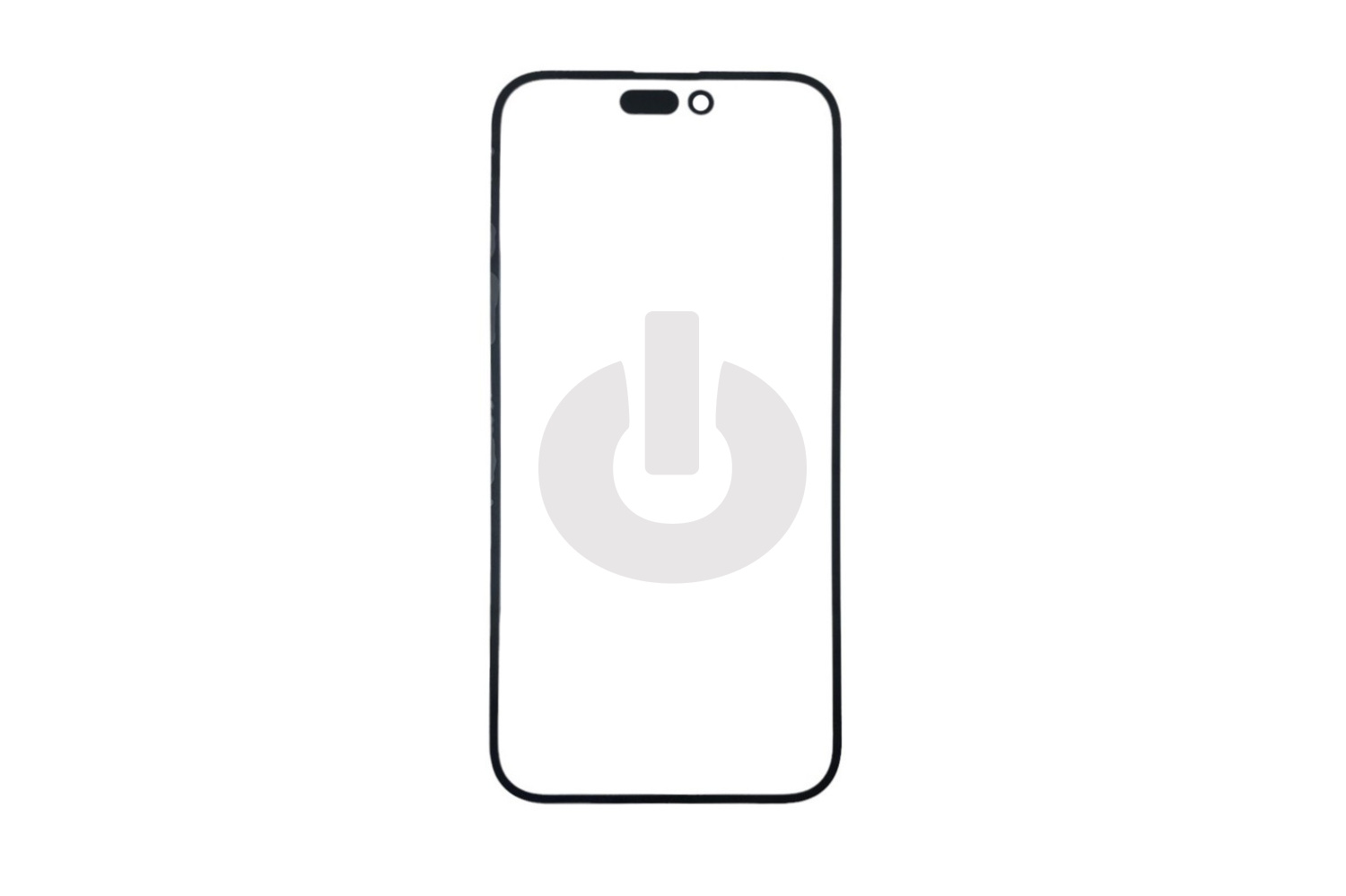 Стекло для переклейки iPhone 14 Pro Max с OCA пленкой черное АКЦИЯ Стекло для переклейки iPhone 14 Pro Max с OCA пленкой черное АКЦИЯ