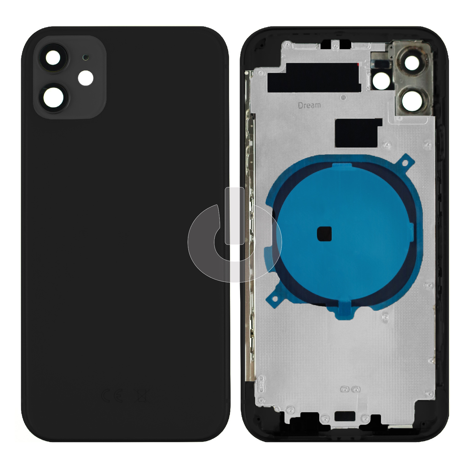 Корпус для iPhone 11 черный Premium Корпус для iPhone 11 черный Premium