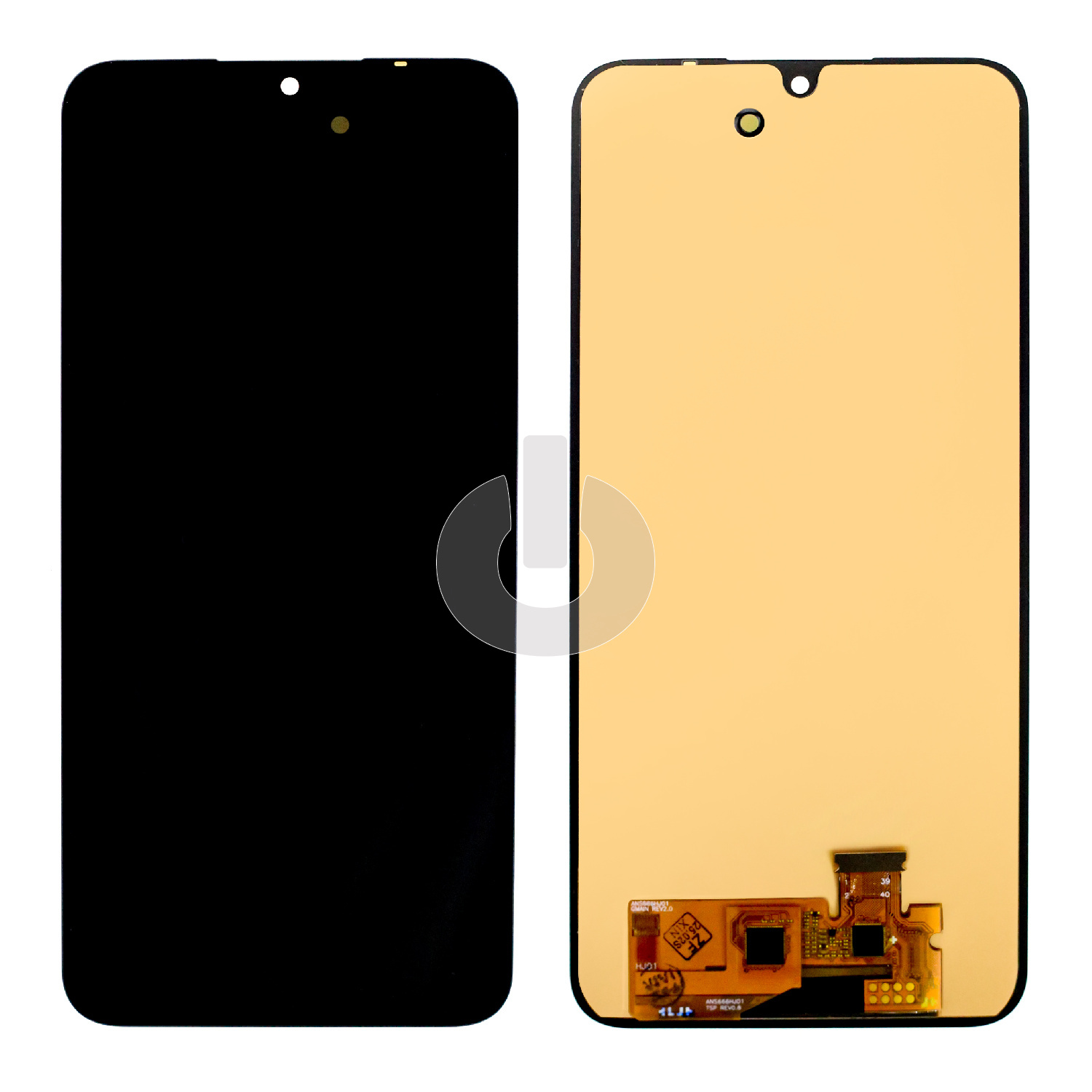 Дисплей с тачскрином для Samsung A16 4G (A165F) черный OLED FULL SIZE