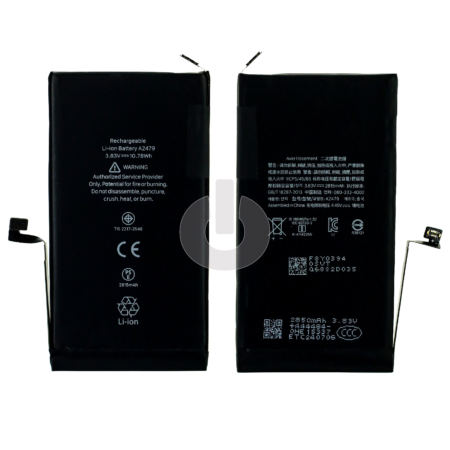 Аккумулятор без ошибки/ без пайки для iPhone 12/ 12 Pro стандартной емкости Аккумулятор без ошибки/ без пайки для iPhone 12/ 12 Pro стандартной емкости