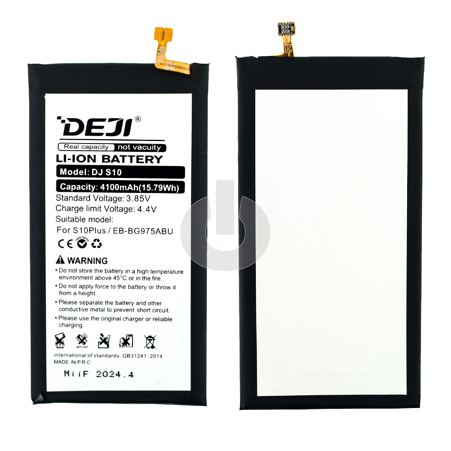 Аккумулятор для Samsung S10+ (G975F) (EB-BG975ABU) DEJI Аккумулятор для Samsung S10+ (G975F) (EB-BG975ABU) DEJI