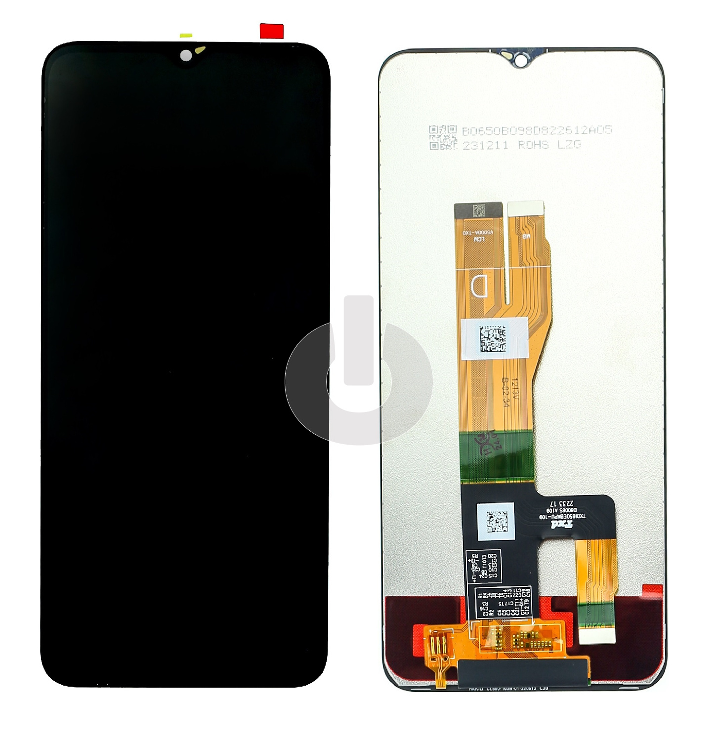 Дисплей с тачскрином для Realme C30s (RMX3690) черный ORG