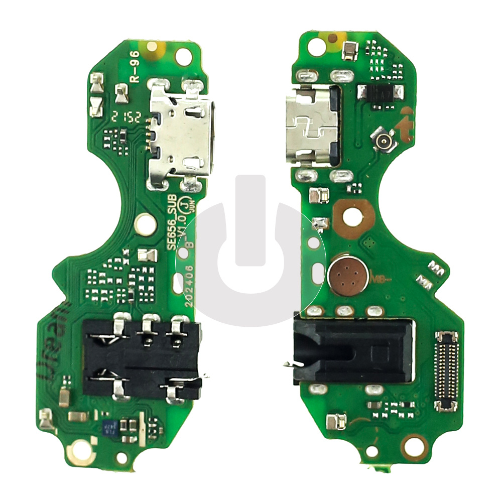 Шлейф/ плата зарядки для Tecno Pop 5 LTE (BD4) системный разъем/ микрофон/ разъем гарнитуры