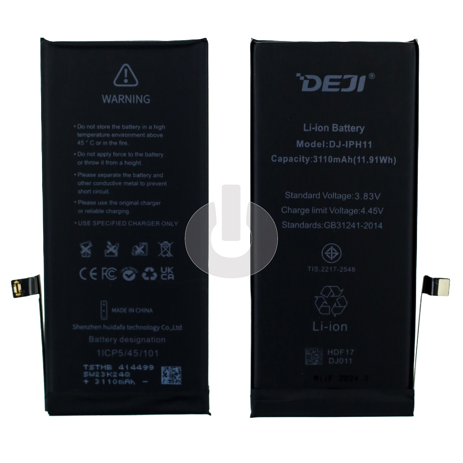 Аккумулятор для iPhone 11 DEJI стандартной емкости Аккумулятор для iPhone 11 DEJI стандартной емкости