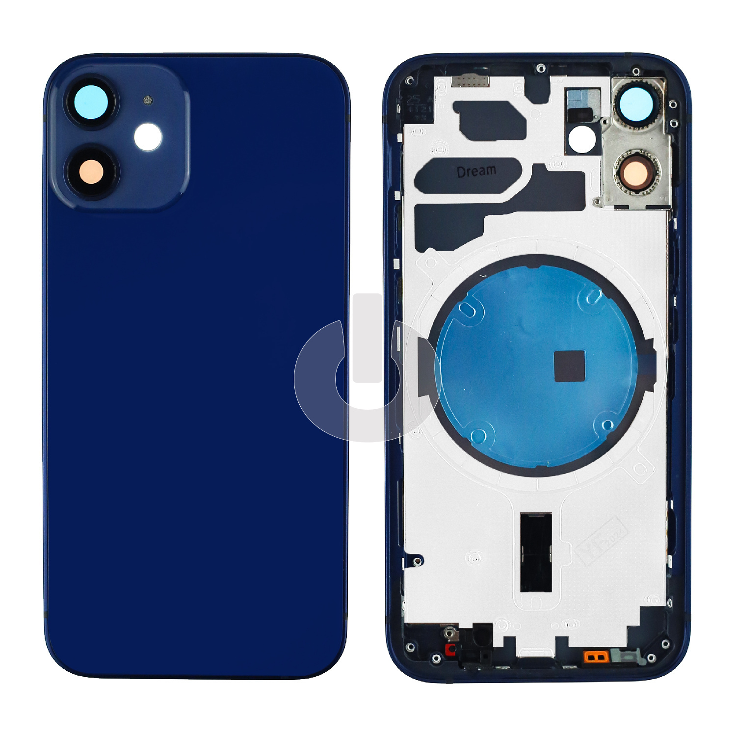 Корпус для iPhone 12 Mini синий Premium Корпус для iPhone 12 Mini синий Premium